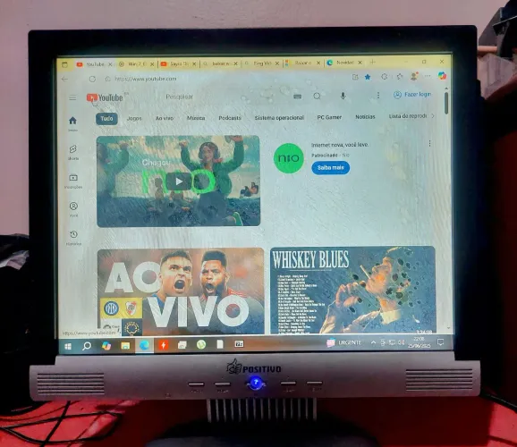 Monitor Lcd 15 para Pc - usado (leia)