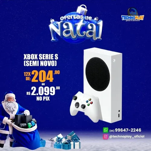 Xbox Series S Semi Novo - C/ GARANTIA - LOJA FISICIA 