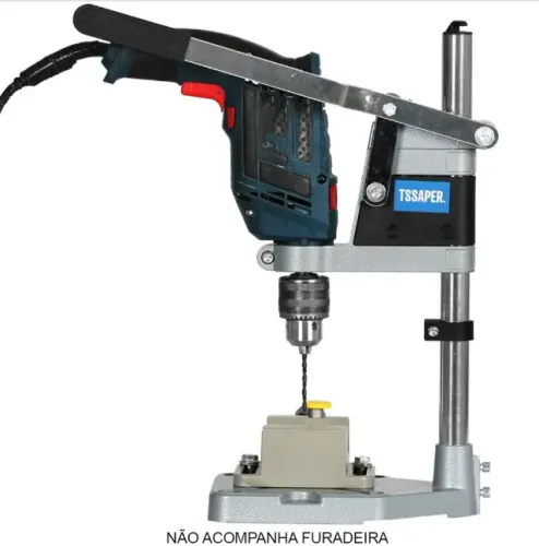 Suporte Para Furadeira 1/2 E 3/8 Manual Com Morsa Ajustável Tssaper Modelo: TSSF-60