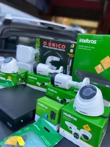 Kit Completo Câmeras Intelbras *10 kits Promocional*