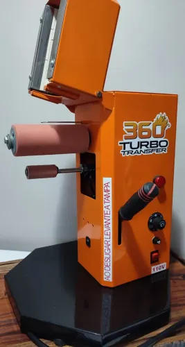 Máquina de transfer giro 360