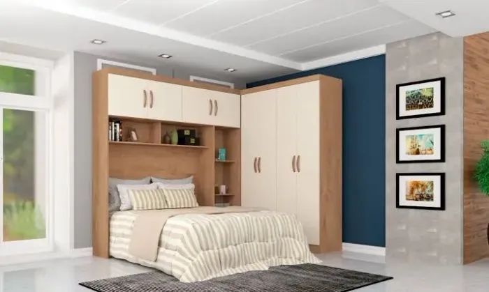 Roupeiro Modulado Casal de Canto Sara p76
