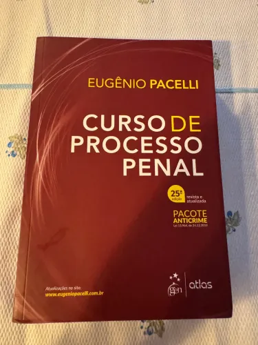 Livro Curso de Processo Penal - Pacote Anticrime 