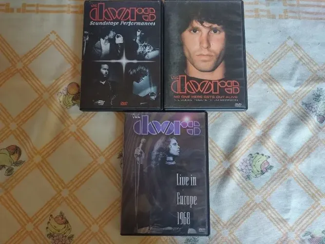 The Doors - Box 3 Dvds - Soundstage Performances, Tributo à Jim Morrisson e Live In Europe