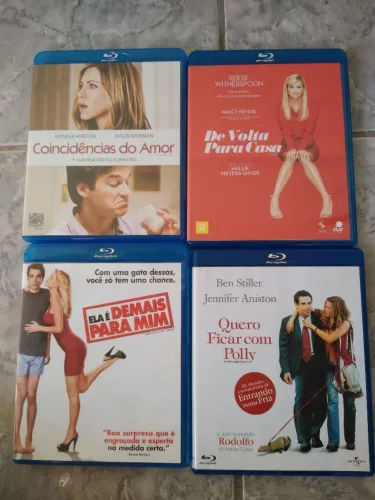 Blu-ray os 4 filmes 