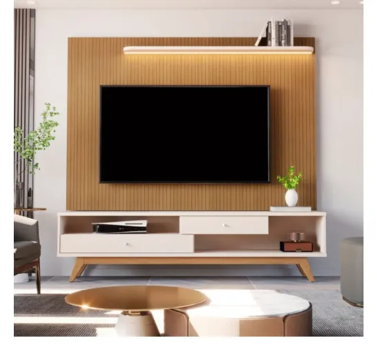 Painel para TV Moderno com Rack Integrado
