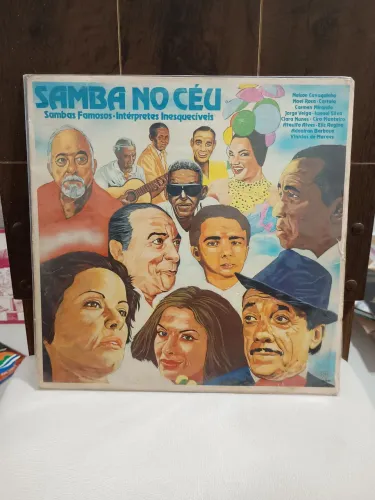 Disco de vinil samba no céu