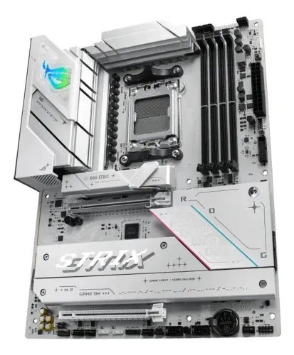 Placa-mãe Asus Rog Strix B850-a Gaming Wifi Am5 Pcie 5.0 Cor Branca