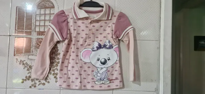 Blusa Lilica Ripilica tam 12 a 16 meses NOVA