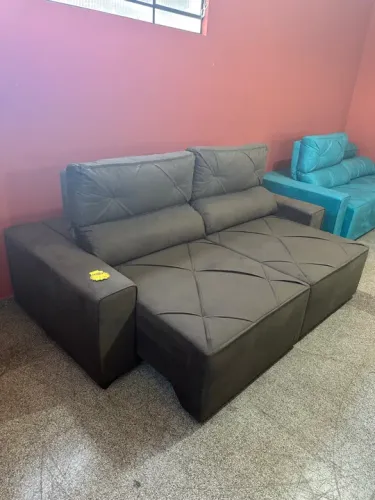 Sofá Retrátil Reclinável Novo