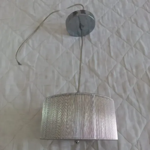 Lustre Pendente Pequeno cor Prata