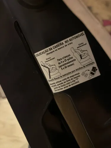 Cadeira veicular para crianças de 9kg a 25kg