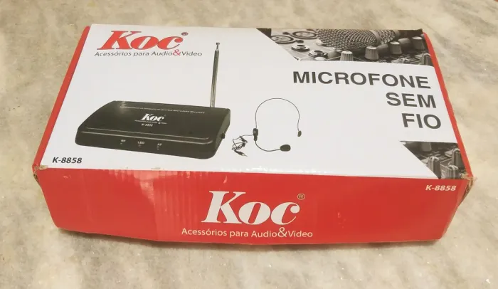 Microfone sem fio de lapela K-8858