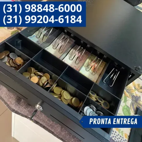 Caixa para dinheiro - nova em metal
