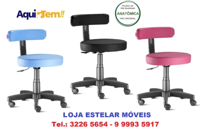Aqui temos! Mochos e Cadeiras  