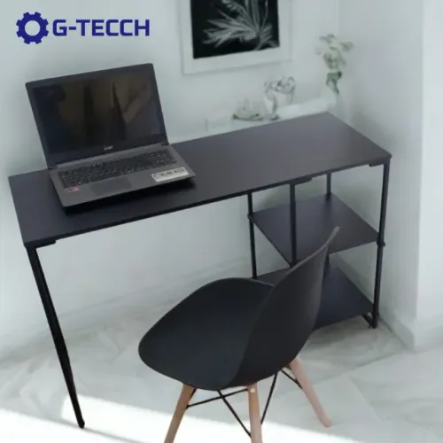 Mesa de Estudo prateleira 1,1m NOVA Multiuso para Computador Notebook Office Escrivaninha