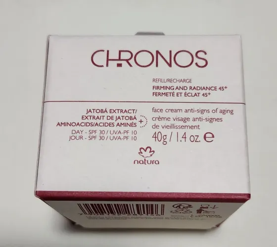 Creme Facial Chronos Natura 40g - Novo