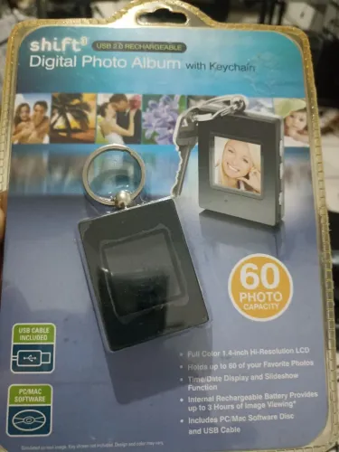 Chaveiro com álbum de fotos 60 fotos