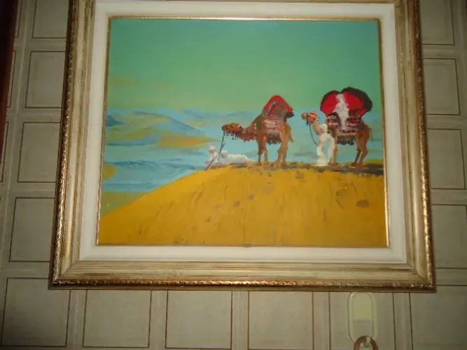 Pintura Nomades do Saara