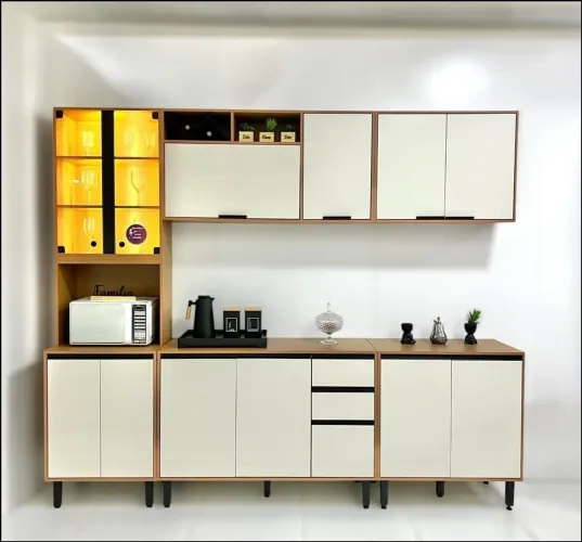 Armário de Cozinha Completo Ravena 5 Peças - Novo e Embalado!!
