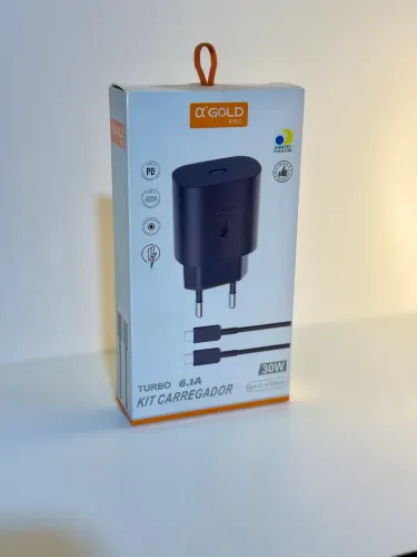 Kit Carregador Turbo 30W Tipo C