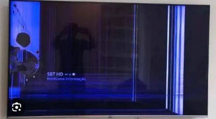 Tv LG 50 tela quebrada! Mas funciona tudo