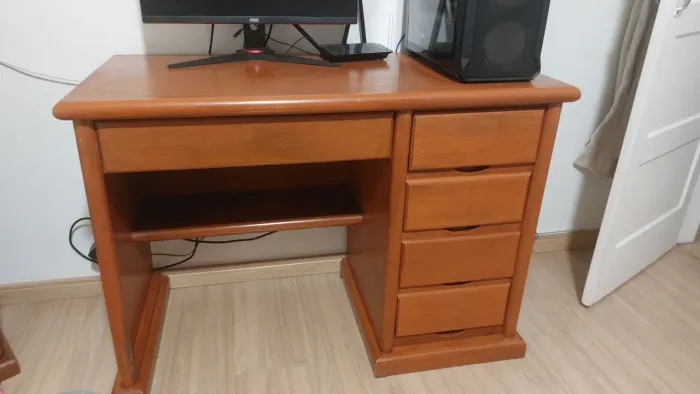 Mesa escrivaninha madeira maciça
