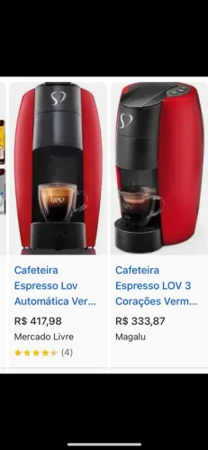 Máquina café 3 corações