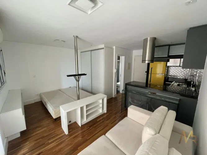 Apartamento mobiliado no Panamby, Morumbi, 1 dormitório, 1 vaga e lazer completo.