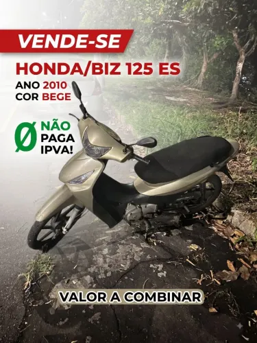 HONDA BIZ 125 ES - COR BEGE