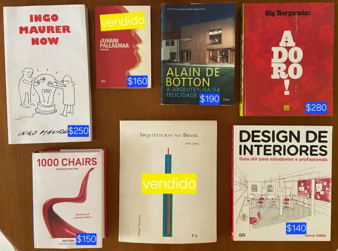 Livros ARQUITETURA - acervo pessoal