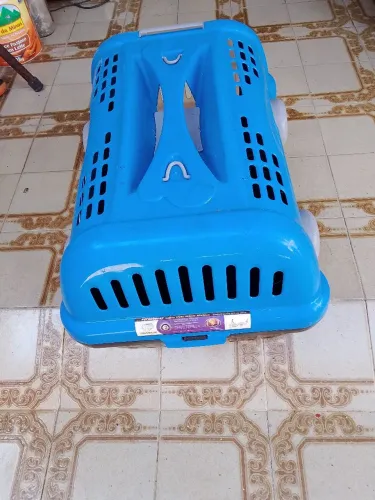 Caixa de transporte para cães e gatos.