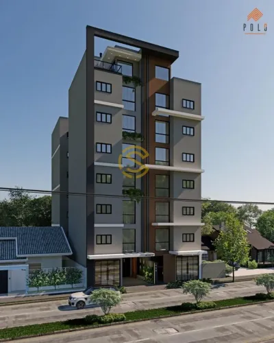 Apartamento para Venda em Toledo, Vila Industrial, 2 dormitórios, 2 suítes, 2 banheiros, 1