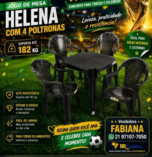 Mesa com poltronas Helena