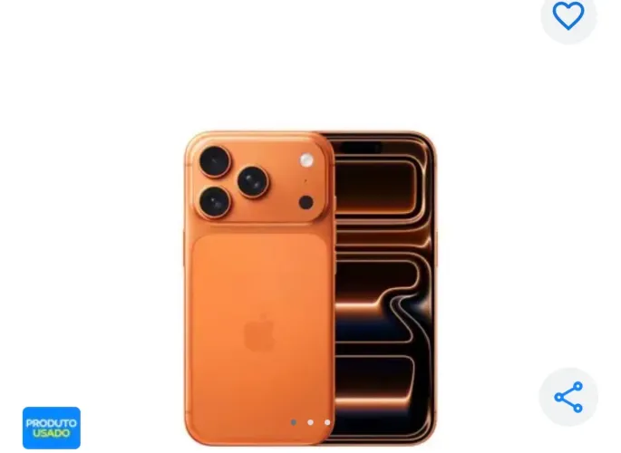 17 pro max laranja 256 GB