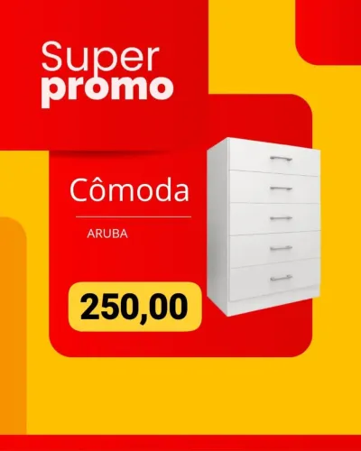 Cômoda Aruba