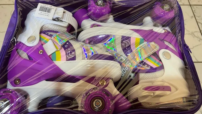 Patins kids com led
