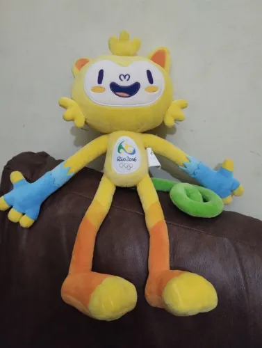 Pelúcia Mascote Olimpíada Rio 2016.