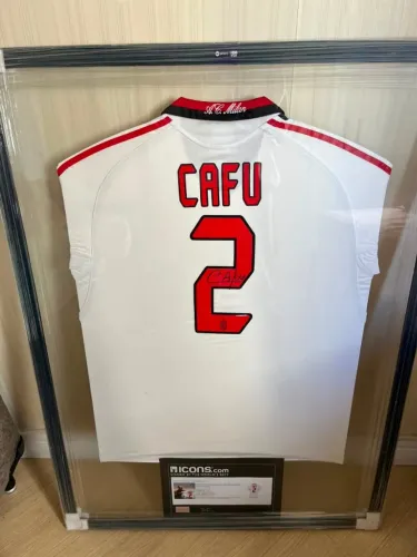 Camisa AC Milan 2005/2006 Adidas CAFU #2 - Original - Autografada