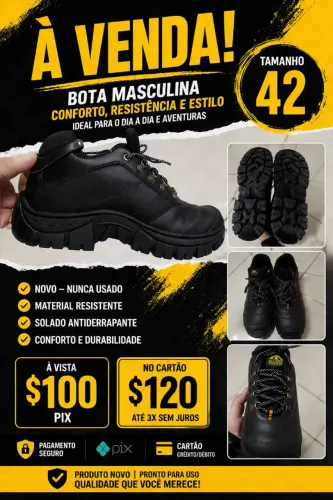 Botina masculina