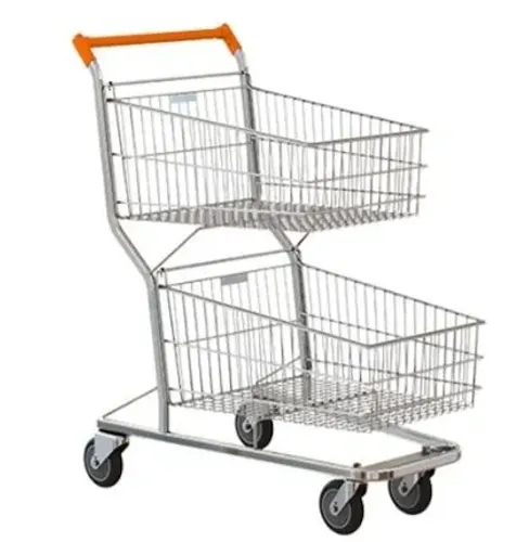 Carrinho de supermercado com identificação
