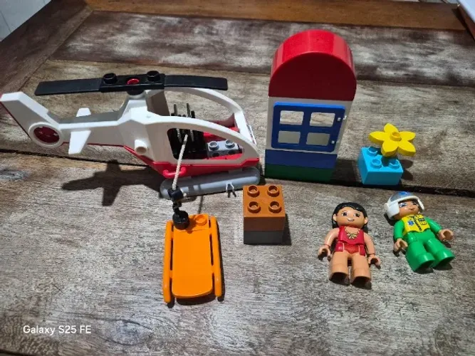 LEGO DUPLO Helicóptero de Emergência (5794) 18 pecas
