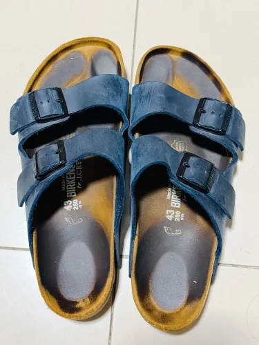 Birkenstock J.Crew Arizona Leather Sandal Slide Men 43 R