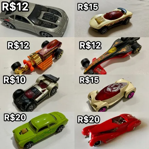 Carrinhos hot wheels antigos loose