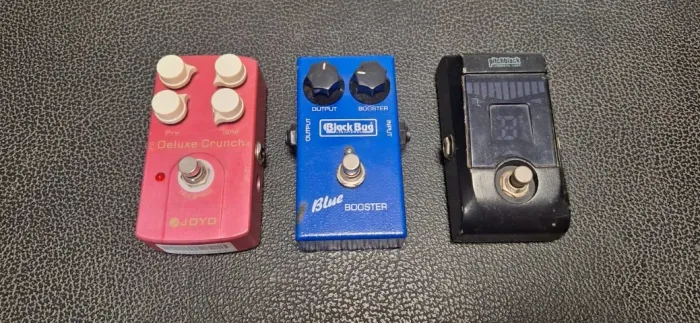 Kit de Pedais para Guitarra - Afinação, Distorção e Volume