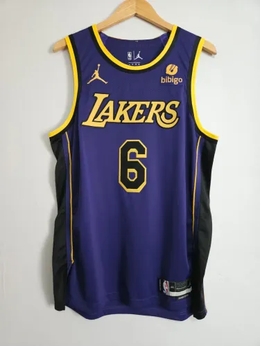 Regata Basquete NBA Los Angeles Lakers Statement Edition 2022 2023 Lebron James 6