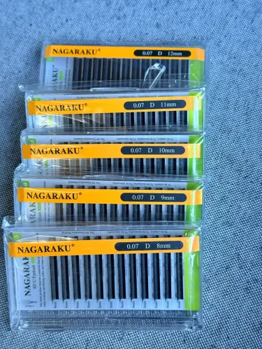Kit de estojos para extensão de cílios 4D  U Eyelash NAGARAKU 