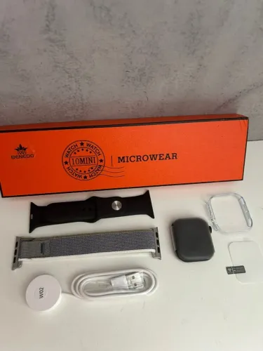 Relogio Smartwatch W10 mini, Novo, Sem Uso, Tela Super Amoled, Faz e Recebe Chamadas