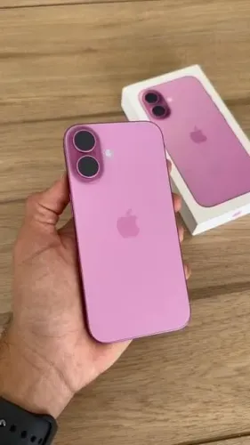 iPhone 16 128GB Rosa Bateria 97% Caixa Original Garantia Apple 12/26 Loja Fisica