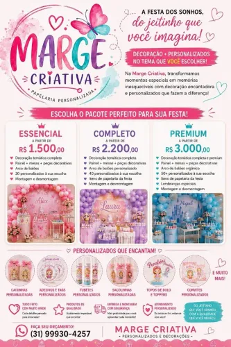 Decoração para festa